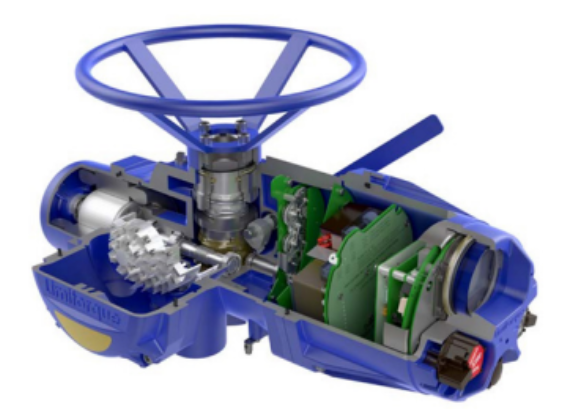 Valve Automation Product in Blue