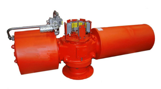 Valve Automation Product in Red